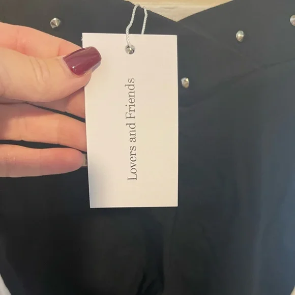 Lovers and Friends women’s NWT studded leggings, size med - Picture 5 of 6